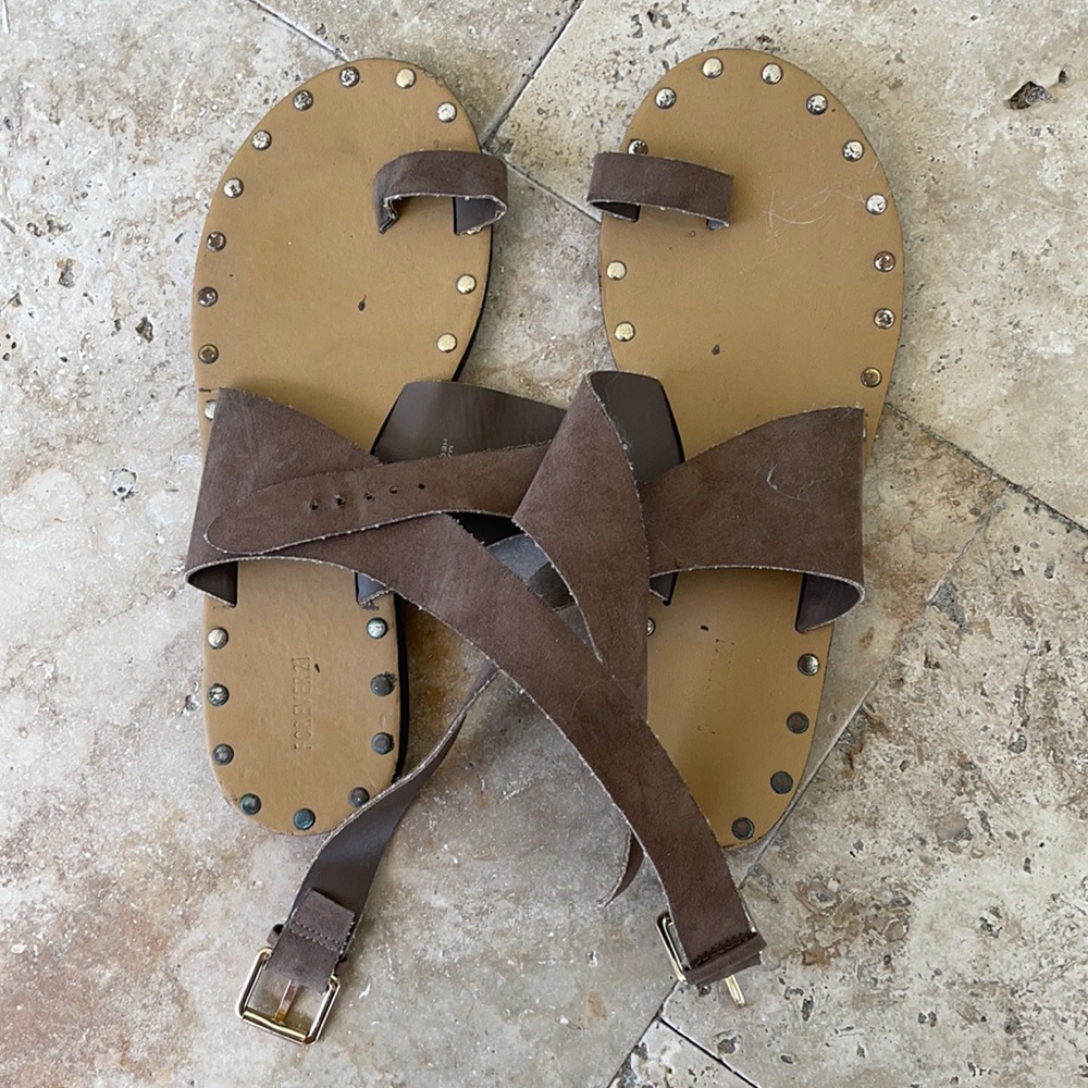 Brown forever 21 sandals
